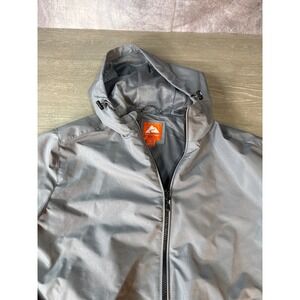 Ozark Trail Mens Gray Hooded Lightweight Jacket Size M